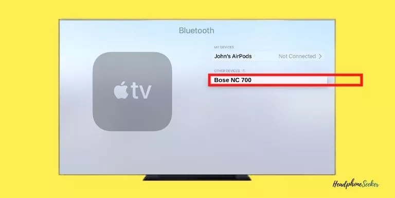 Connect Bose Headphones To Apple TV