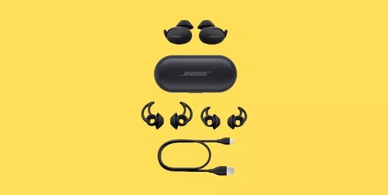 Bose Sport earbuds box content