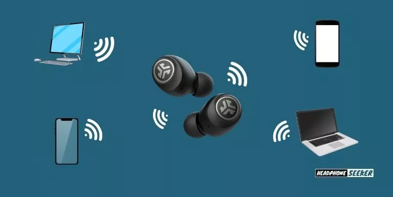 conectivity of Jlab earbuds