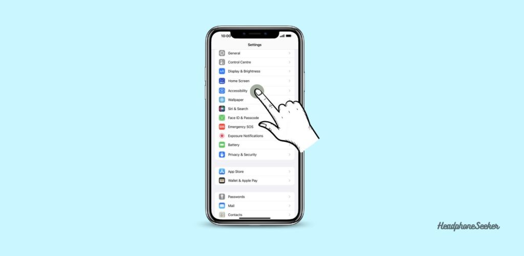 iPhone accessibility settings