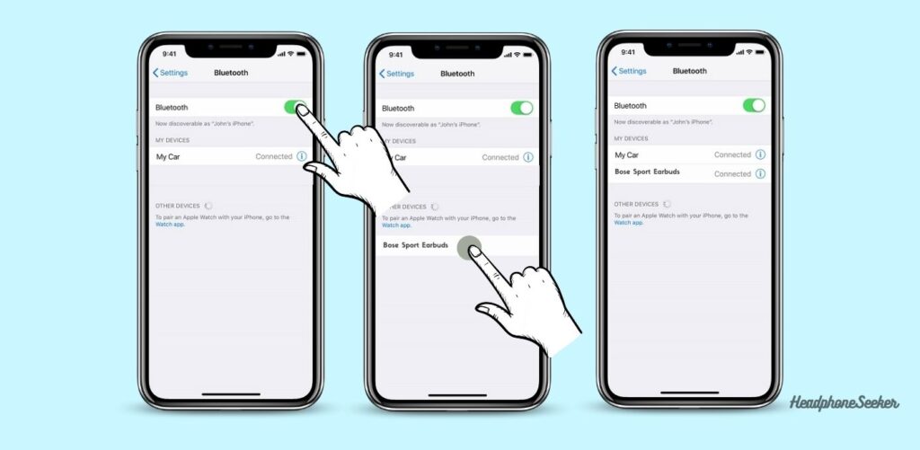 iPhone Blueetooth Setting