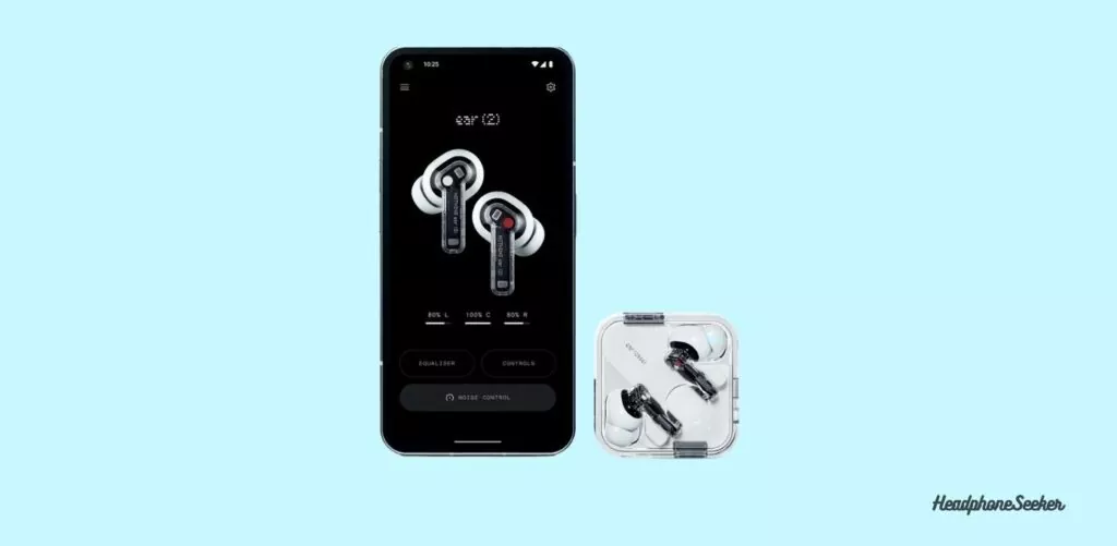 Nothing X app for ear 2 and ear 1