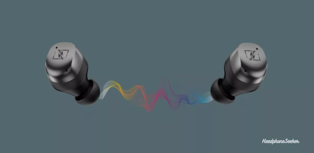 Sennheiser momentum 3 wireless earbuds top-notch sound quality.